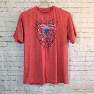 Amazing Spider-Man Novelty Tee Shirt Short Sleeve Red XL